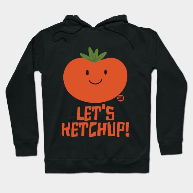 KETCHUP Hoodie by toddgoldmanart